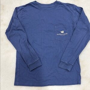 Southern Marsh Blue Long Sleeve Tee Classic Style